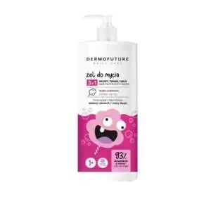 DERMOFUTURE DAILY CARE 3IN1 DUSCHGEL FÜR KINDER ZUCKERWATTE 500ML