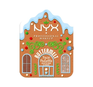 NYX Professional Makeup Buttermelt Face Palette Cocoa And Spice Konturierpalette für das Gesicht Deep 2 x 5 g